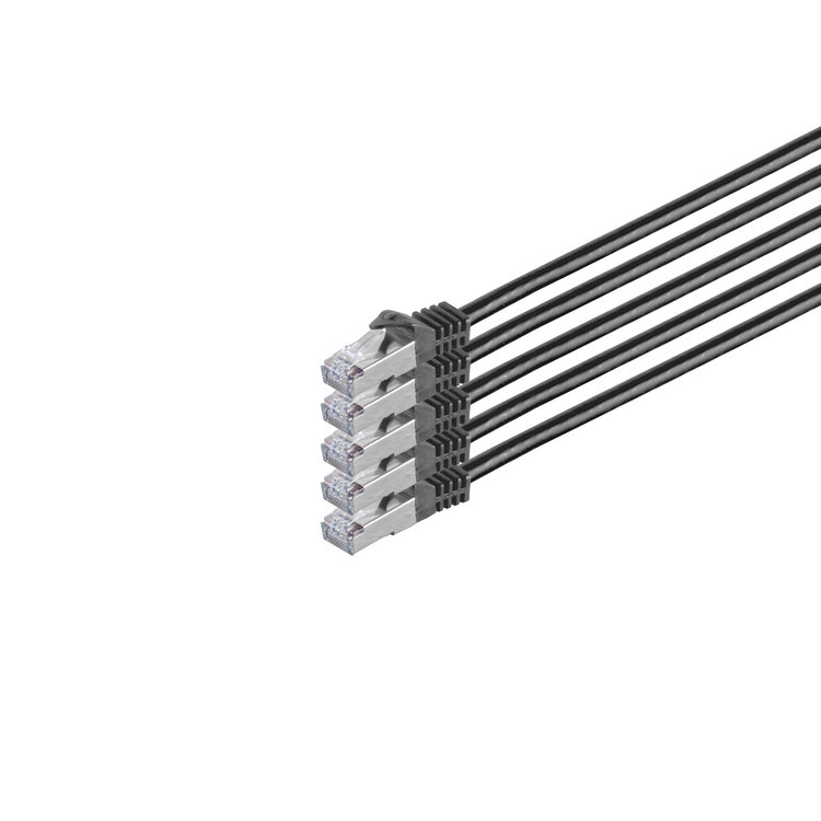 Shiverpeaks S-Conn RJ45-RJ45, m-m, 5m. Snoerlengte: 5 m, Kabel standaard: Cat7, Kabelafscherming: S/FTP (S-STP), Aansluiting 1: RJ-45, Aansluiting 2: RJ-45, Contact geleider materi