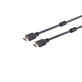 S-Impuls HDMI A-St. / HDMI A-St. verg. Ferrit HEAC 7,5m