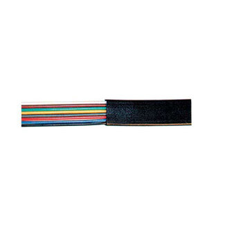 S-Impuls Telefonkabel 8-adrig flach schwarz 20m