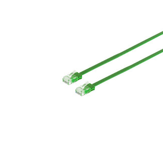 S-Impuls Patchkabel-Flachkabel U/UTP cat. 6 slim grün 3m