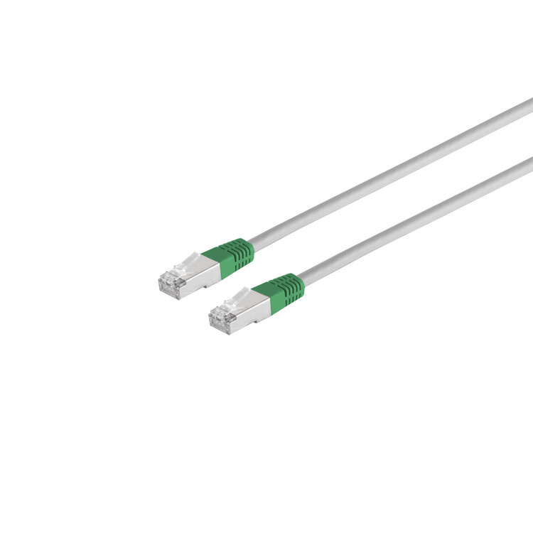 S/FTP CAT6 Gigabit Cross-over Netwerkkabel - CU - 2 meter - Grijs
