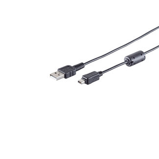 S-Impuls USB 2.0 A Stecker auf Mini  - 12 pin Stecker, 1,5m