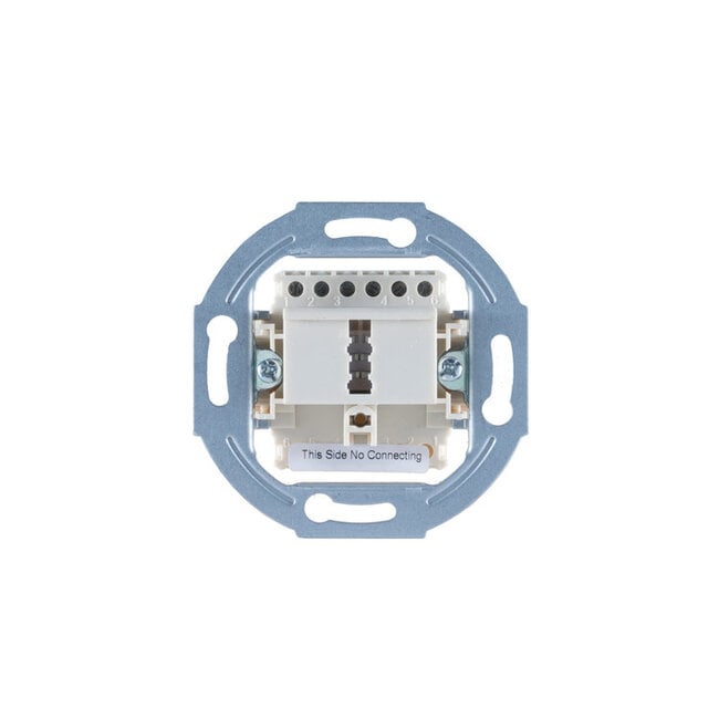 Telefon-Anschlußdose TAE U (universal type N+F), Unterputz, ohne Abdeckung