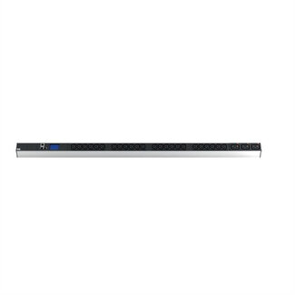 Bachmann BACHMANN BN2000 ALU 1HE 24xC13 3xC19 CEE 16A , zwart, 3 m