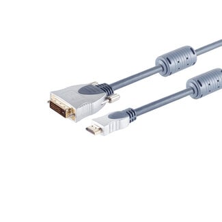 S-Impuls Home-Cinema HDMI Stecker auf DVI-D St.,1,5m