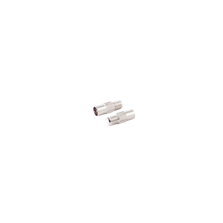 F socket - Coax plug Adapter