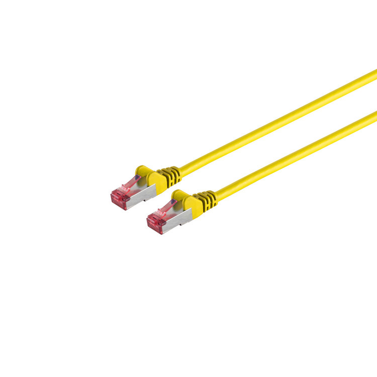 S/FTP CAT6A 10 Gigabit Netwerkkabel - CU - 20 meter - Geel