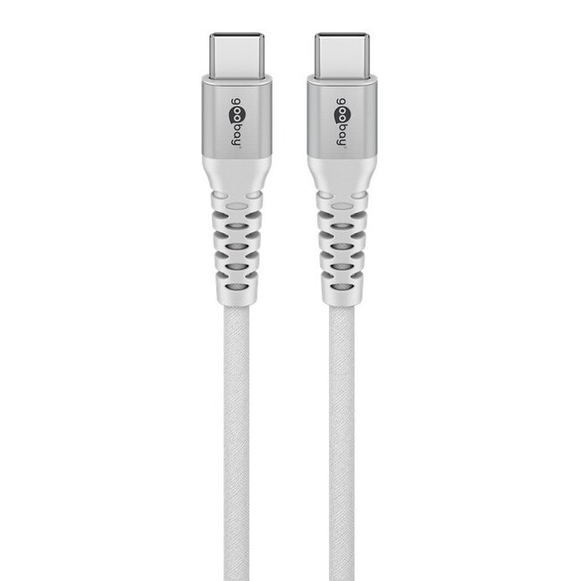 Goobay USB-C Supersoft Textile kabel | USB2.0 | PD 60W | 0,50 meter