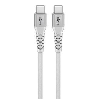 Goobay Goobay USB-C Supersoft Textile kabel | USB2.0 | PD 60W | 1 meter