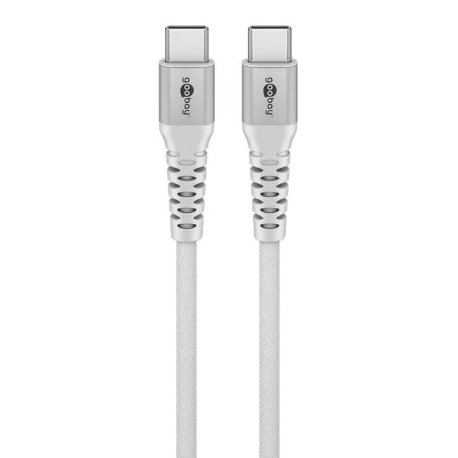 Goobay USB-C Supersoft Textile kabel | USB2.0 | PD 60W | 3 meter