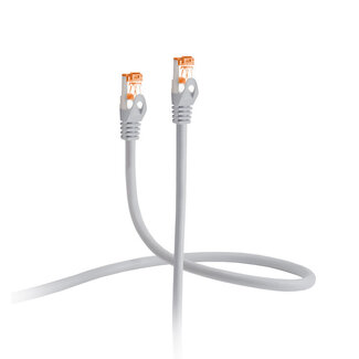 Flexline Flexline®-Patchkabel cat. 6A S/FTP, PIMF, grau, 1m