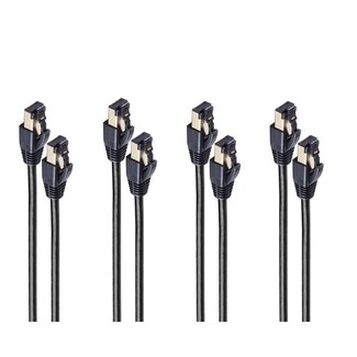 S-Impuls Patchkabel cat 8.1 F/FTP PIMF LSZH schwarz 3,0m--VE4