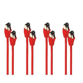 S-Impuls Patchkabel cat 8.1 F/FTP PIMF LSZH rot 3,0m--VE4