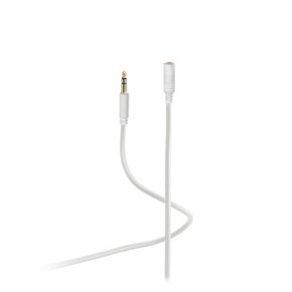 Flexline Flexline®-mini 3,5mm Klinken Verlängerung, weiß, 1,5m