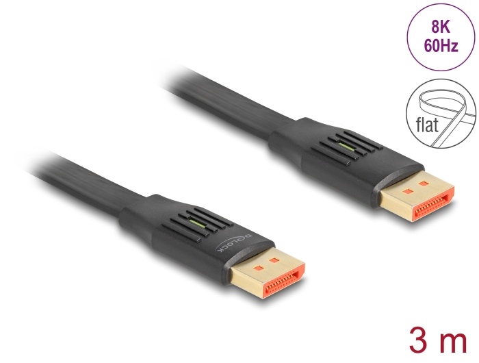 DeLOCK 81007 DisplayPort kabel 3 m Zwart