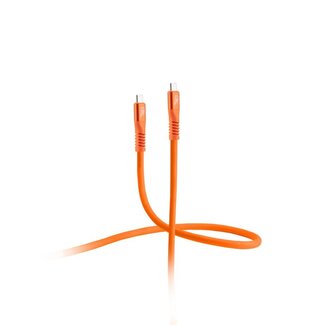 Flexline Flexline®-USB-C® Ladekabel, USB 3.2, 240W, orange, 1,5m