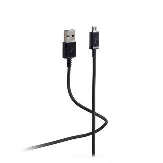 Flexline Flexline®-USB-Ladekabel A Stecker auf USB Micro B, blau, 2m
