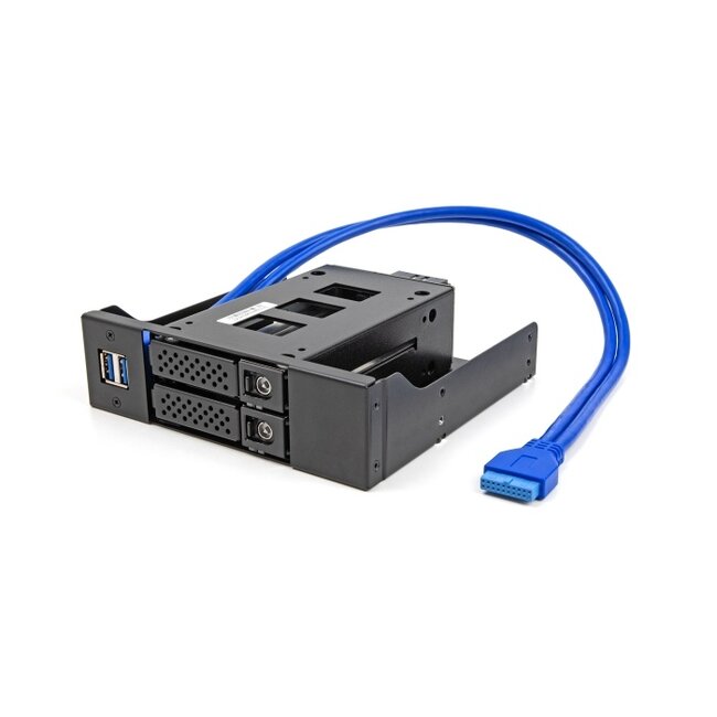 Delock 5.25″ Metal Installation Frame for Slim Bay Mobile Rack with USB 5 Gbps Hub