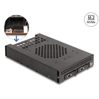 DeLOCK Delock 3.5″ Mobile Rack for 2 x M.2 NVMe SSD with OcuLink SFF-8612 connector