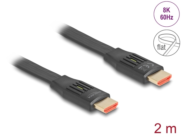 DeLOCK 81002 HDMI kabel 2 m HDMI Type A (Standaard) Zwart