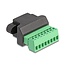 Delock RJ45 jack to Terminal Block Adapter for Installation 8 pin 2-part