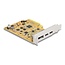 Delock PCI Express x4 Card to 1 x external USB Type-C™ 10 Gbps female + 1 x external USB Type-C™ 10 Gbps (DP Alt Mode) female