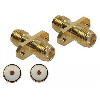 DeLOCK Delock Adapter SMA jack to SMA jack bulkhead 10 GHz