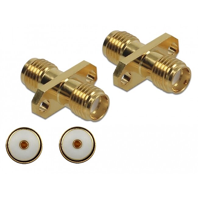 Delock Adapter SMA jack to SMA jack bulkhead 10 GHz