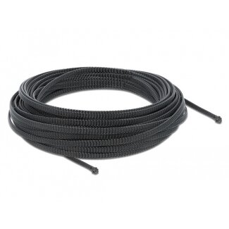 DeLOCK Polyester kabelsleeve | rekbaar | 3mm | zwart | 10 meter