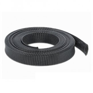DeLOCK Polyester kabelsleeve | rekbaar | 19mm | zwart | 10 meter