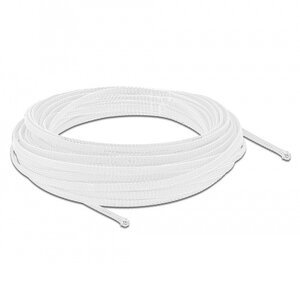 Polyester kabelsleeve | rekbaar | 3mm | wit | 10 meter
