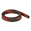 Polyester kabelsleeve | rekbaar | 25mm | zwart/rood | 2 meter