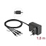 Delock External Power Supply DC 3.5 x 1.35 mm, DC 5.5 x 2.1 mm, DC 5.5 x 2.5 mm 5.0 V / 2.0 A / 10.0 W