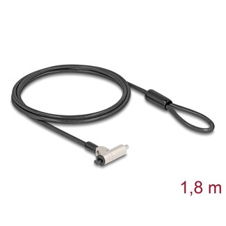 Navilock Navilock Laptop Security Cable with Key Lock for Kensington slot 3 x 7 mm or Nano slot 2.5 x 6 mm - Slim