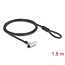 Navilock Laptop Security Cable with Key Lock for Kensington slot 3 x 7 mm or Nano slot 2.5 x 6 mm - Slim