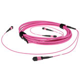 ACT 7 meter Multimode 50/125 OM4(OM3) glasvezel trunkkabel polarity A met 2 MTP/MPO female connector