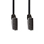 SCART-Kabel | SCART Male | SCART Male | Vernikkeld | 480p | 1.50 m | Rond | PVC | Zwart | Label