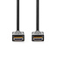 High Speed ​​HDMI™-Kabel met Ethernet | HDMI™ Connector | HDMI™ Connector | 4K@30Hz | ARC | 10.2 Gbps | 0.50 m | Rond | PVC | Zwart | Label