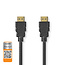 Premium High Speed ​​HDMI™-Kabel met Ethernet | HDMI™ Connector | HDMI™ Connector | 4K@60Hz | 18 Gbps | 1.00 m | Rond | PVC | Zwart | Label