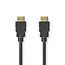 Premium High Speed ​​HDMI™-Kabel met Ethernet | HDMI™ Connector | HDMI™ Connector | 4K@60Hz | 18 Gbps | 1.00 m | Rond | PVC | Zwart | Label