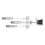 Delock HDMI Switch 3 x HDMI in to 1 x HDMI out 8K 60 Hz with integrated cable 60 cm