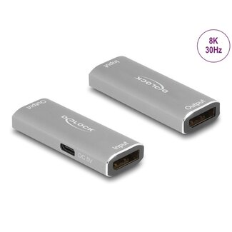 DeLOCK Delock DisplayPort 1.4 Repeater 8K 30 Hz 20 m