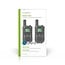 Walkie talkie Set | 2 Handsets | Tot 5 km | Frequentiekanalen: 8 | PTT / VOX | tot 2,5 uur | Zwart