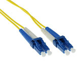 ACT RL9912 Glasvezel kabel 12 m OS2 2x LC Geel