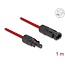 Delock DL4 Solar Flat Cable 4 mm² male to female 1 m red