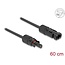 Delock DL4 Solar Flat Cable 4 mm² male to female 60 cm black