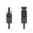 Delock DL4 Solar Flat Cable 4 mm² male to female 60 cm black
