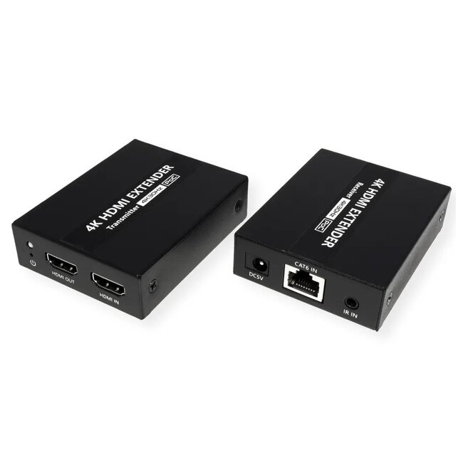 VALUE HDMI A/V Extender via Cat.6A kabel, 4K@30Hz, 40m