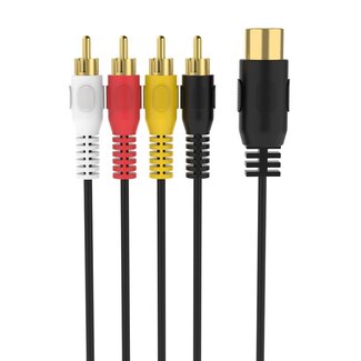 Sinox Sinox GO DIN 5-pins - 2x Tulp stereo kabel (recorder - versterker) | 1 meter