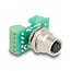 Delock M12 Transfer Module Adapter 8 pin A-coded female to 9 pin terminal block for installation